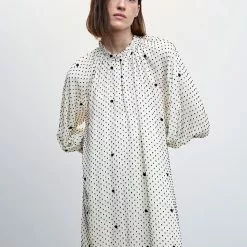 Mango Polka-Dot Dress With Ruffles -Mango popular store mango 1451 3216936 3