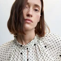 Mango Polka-Dot Dress With Ruffles -Mango popular store mango 1451 3216936 4