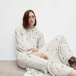 Mango Polka-Dot Dress With Ruffles -Mango popular store mango 1451 3216936 5