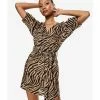 Mango Animal Print Dress