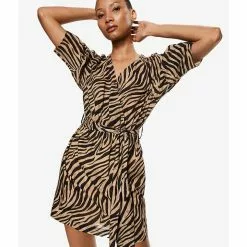Mango Animal Print Dress