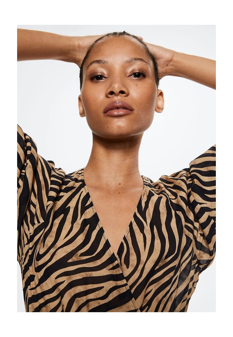 Mango Animal Print Dress 5 Mango Animal Print Dress - Image 3