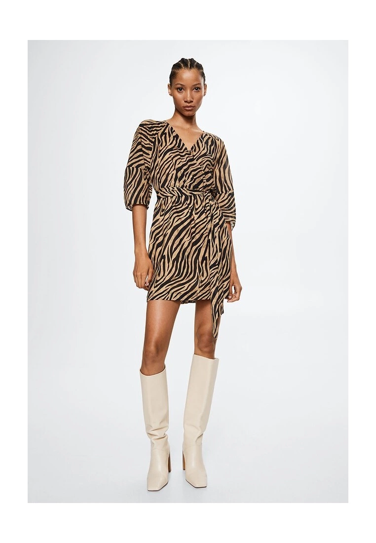 Mango Animal Print Dress 7 Mango Animal Print Dress - Image 5
