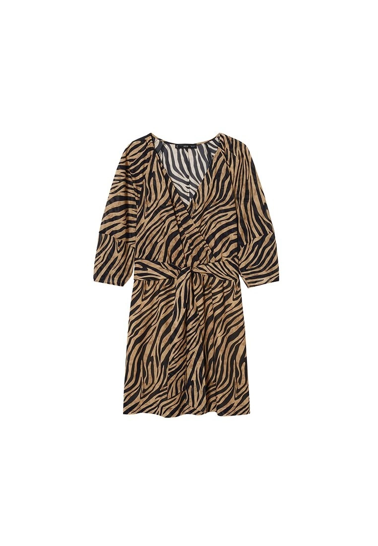 Mango Animal Print Dress 8 Mango Animal Print Dress - Image 6