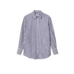 Mango Poplin Regular Striped Shirt -Mango popular store mango 1461 7180826 7
