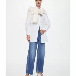 Mango Long Poplin Shirt -Mango popular store mango 1462 5280826 4