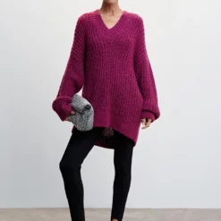 Mango V-Neckline Oversize Sweater 10 Mango V-Neckline Oversize Sweater -Mango popular store mango 1464 1442536 4