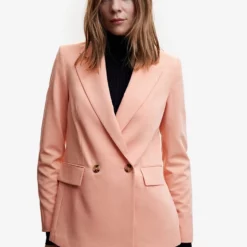 Mango Double-Breasted Blazer