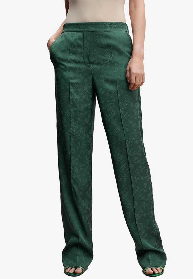 Mango Jacquard Suit Trousers 3 Mango Jacquard Suit Trousers