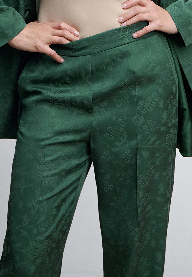 Mango Jacquard Suit Trousers 5 Mango Jacquard Suit Trousers - Image 3