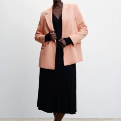 Mango Double-Breasted Blazer -Mango popular store mango 1466 4229046 8