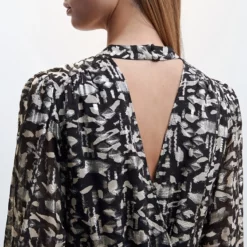 Mango Metallic Details Dress -Mango popular store mango 1467 3967436 3