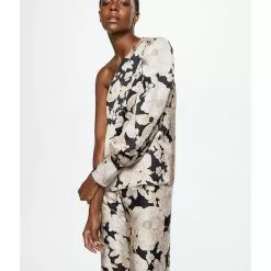Mango Asymmetric Printed Blouse 10 Mango Asymmetric Printed Blouse -Mango popular store mango 1469 8440826 4