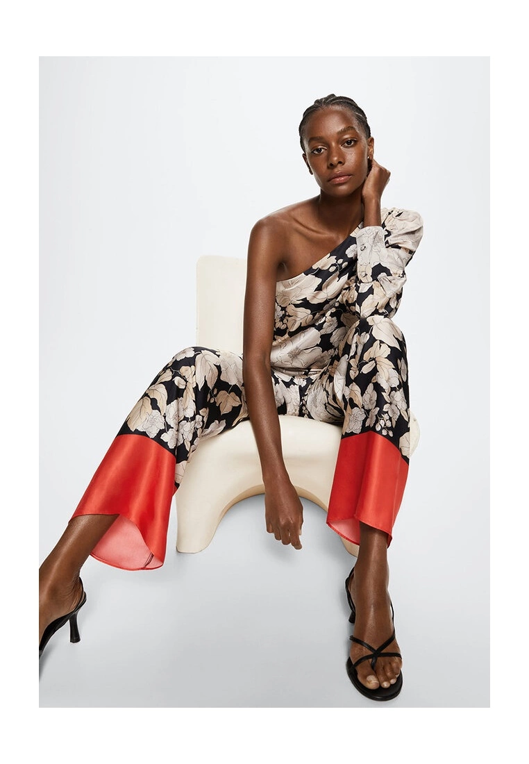 Mango Asymmetric Printed Blouse 7 Mango Asymmetric Printed Blouse - Image 5