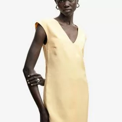 Mango V-Neckline Short Dress