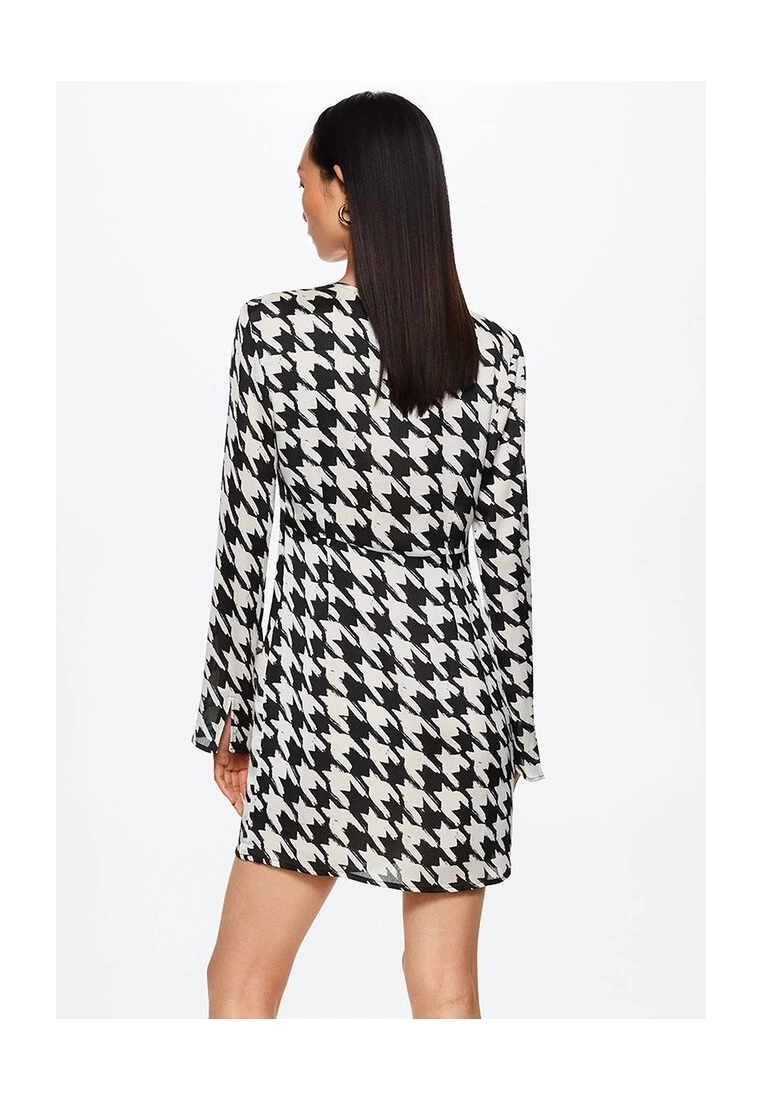 Mango Houndstooth Mini Dress 4 Mango Houndstooth Mini Dress - Image 2