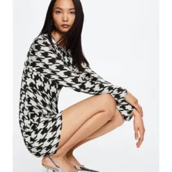 Mango Houndstooth Mini Dress 10 Mango Houndstooth Mini Dress -Mango popular store mango 1486 6751626 3