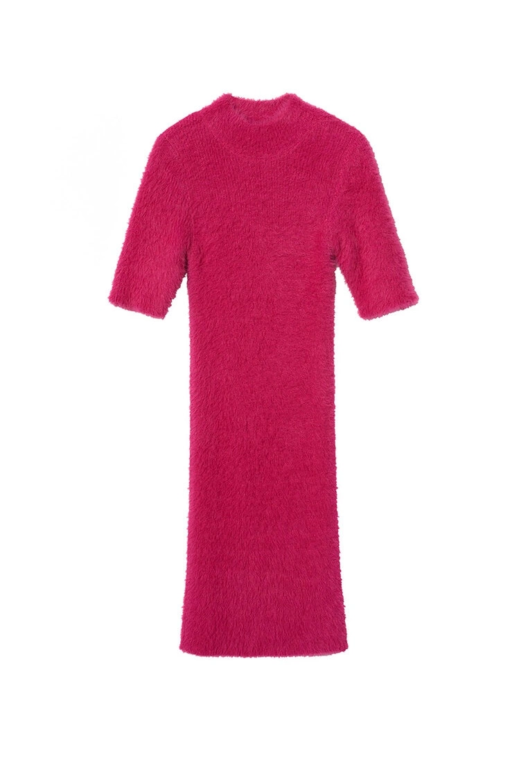 Mango Knitted Dress With Fur Effect 8 Mango Knitted Dress With Fur Effect - Image 6