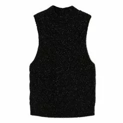 Mango Lurex Mock Neck Top -Mango popular store mango 1516 2667436 5