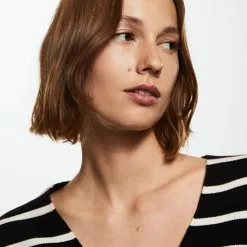 Mango Oversized Striped Sweater -Mango popular store mango 1530 2025936 4