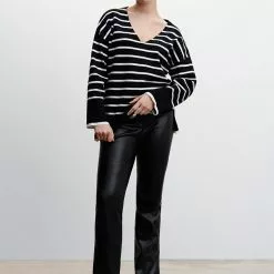 Mango Oversized Striped Sweater -Mango popular store mango 1531 2025936 6