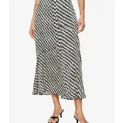 Mango Printed Seams Skirt