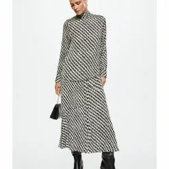 Mango Printed Seams Skirt -Mango popular store mango 1534 1916626 4