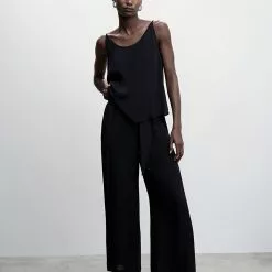 Mango Wide Leg Trousers -Mango popular store mango 1546 0542536 4