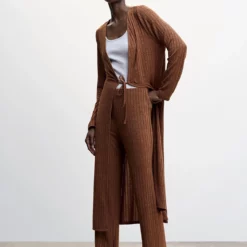 Mango Ribbed Knit Trousers -Mango popular store mango 1556 0316936 4