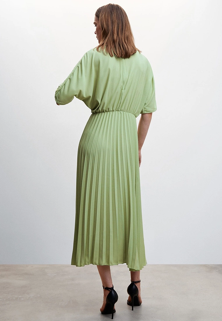 Mango Pleated Midi Dress 4 Mango Pleated Midi Dress - Image 2