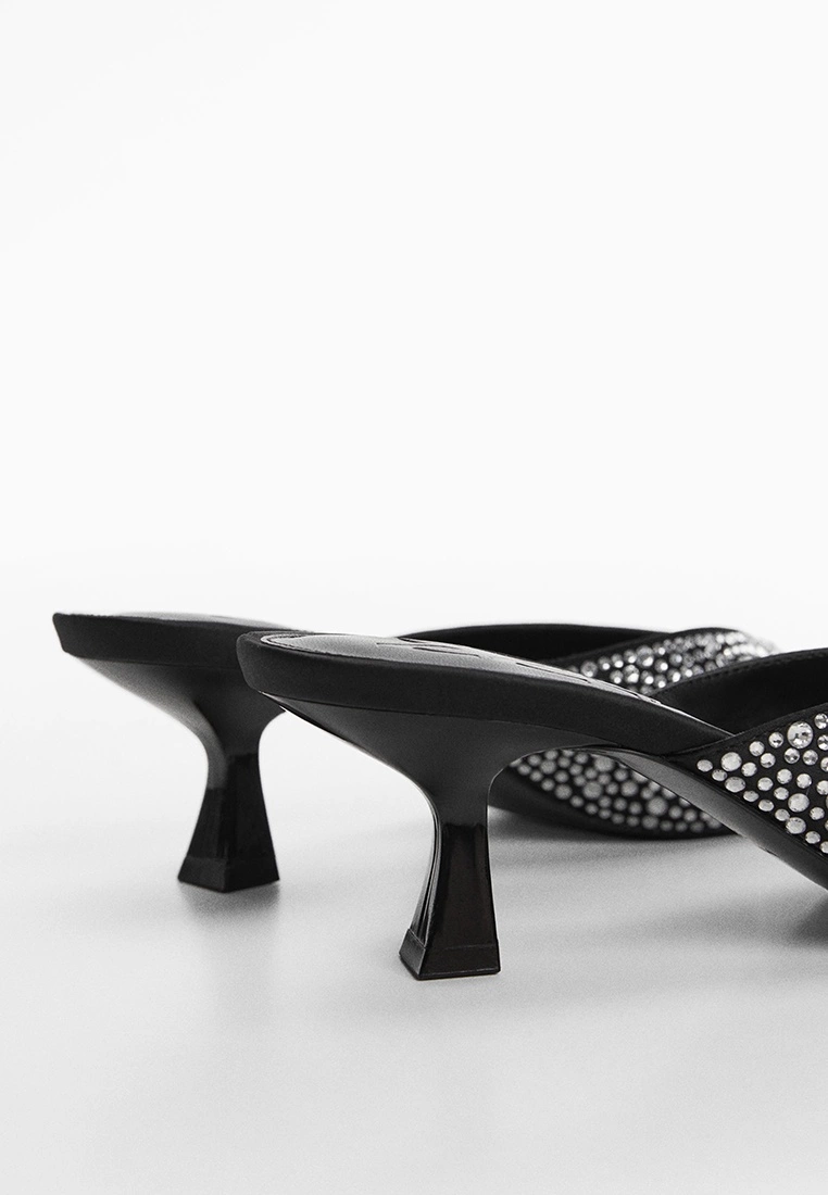 Mango Pointed Toe Rhinestone Heels 5 Mango Pointed Toe Rhinestone Heels - Image 3