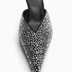 Mango Pointed Toe Rhinestone Heels 11 Mango Pointed Toe Rhinestone Heels -Mango popular store mango 1559 4452536 4