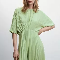 Mango Pleated Midi Dress 12 Mango Pleated Midi Dress -Mango popular store mango 1559 4816936 5