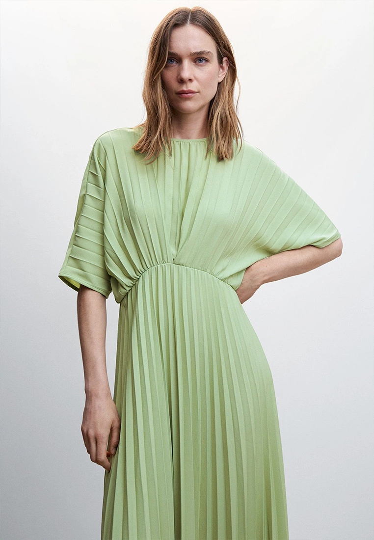 Mango Pleated Midi Dress 7 Mango Pleated Midi Dress - Image 5
