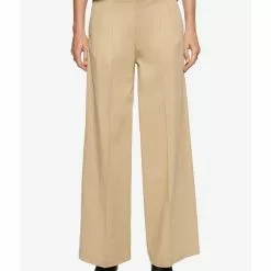 Mango Pleat Detail Cotton Trousers