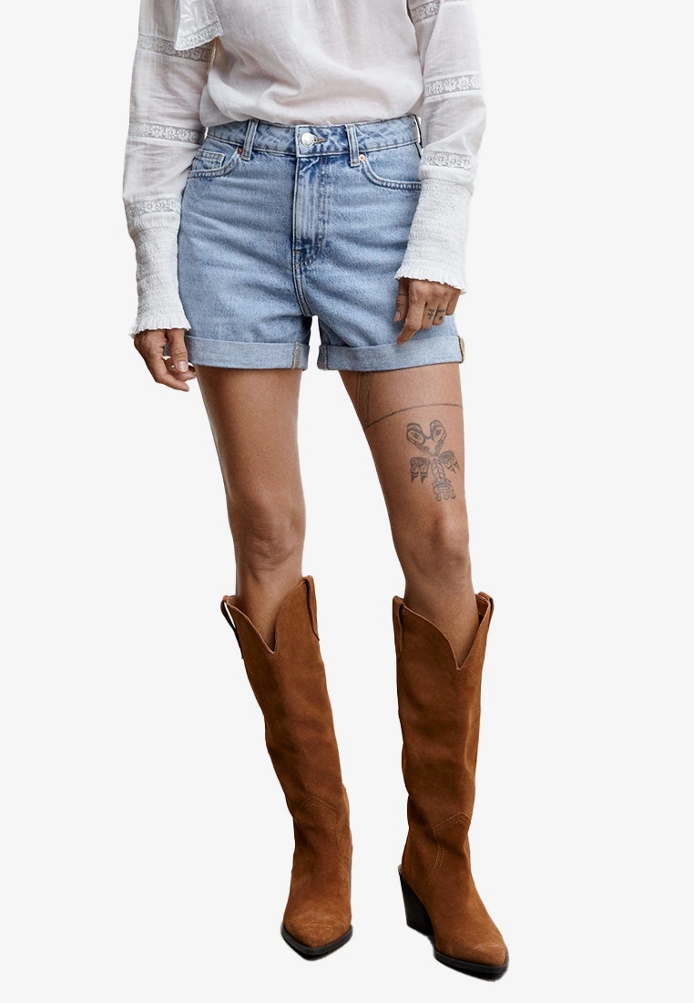 Mango Mom-Fit Denim Shorts 3 Mango Mom-Fit Denim Shorts