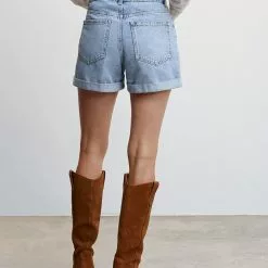 Mango Mom-Fit Denim Shorts 8 Mango Mom-Fit Denim Shorts -Mango popular store mango 1610 7342536 2