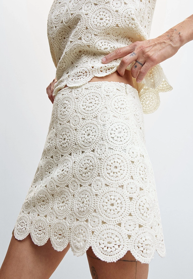 Mango Openwork Skirt 5 Mango Openwork Skirt - Image 3