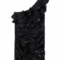 Mango Ruffled Draped Dress -Mango popular store mango 1618 1452536 5