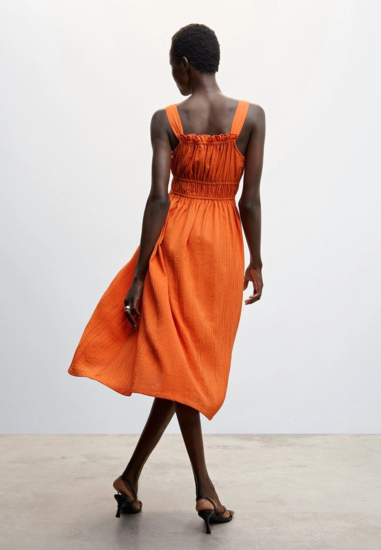 Mango Frilled Neck Dress 4 Mango Frilled Neck Dress - Image 2