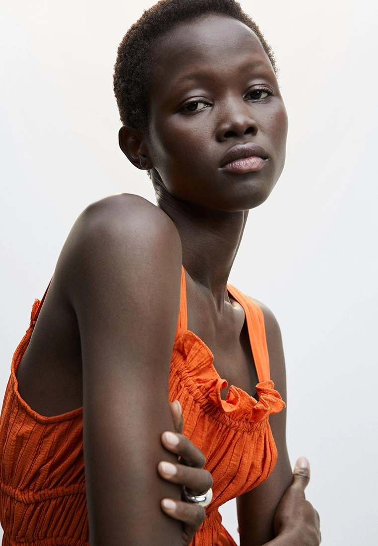 Mango Frilled Neck Dress 5 Mango Frilled Neck Dress - Image 3