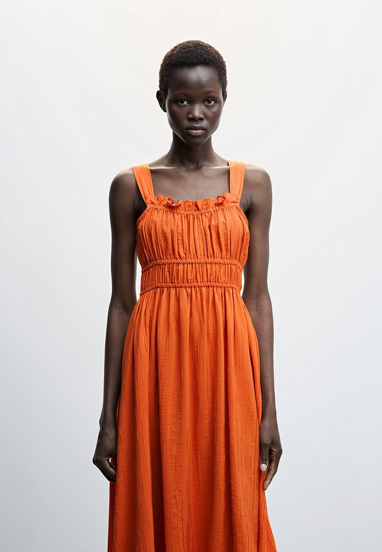 Mango Frilled Neck Dress 6 Mango Frilled Neck Dress - Image 4