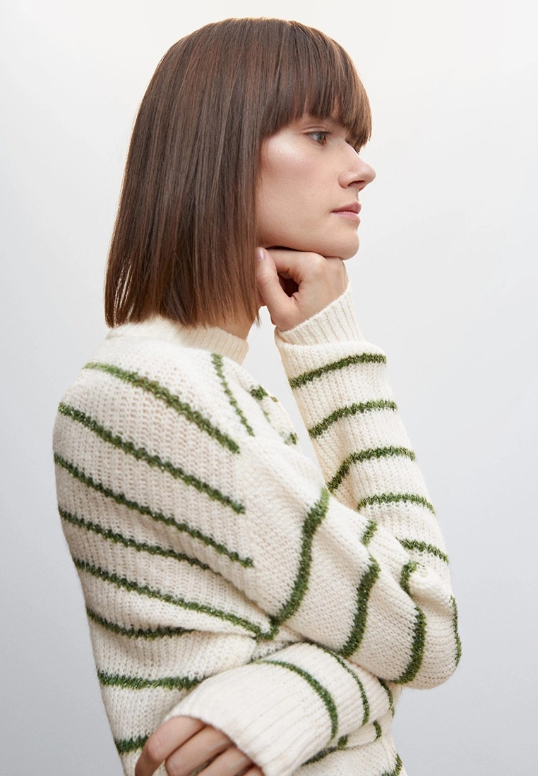 Mango Lurex Stripes Sweater 6 Mango Lurex Stripes Sweater - Image 4