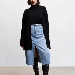 Mango Fine-Knit Cardigan -Mango popular store mango 1656 3547636 6