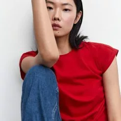 Mango Knot Detail T-Shirt -Mango popular store mango 1662 8267636 4