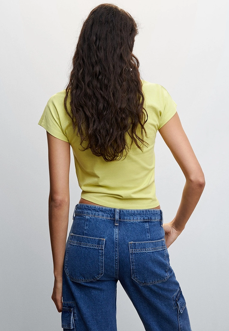 Mango Knot Detail T-Shirt 4 Mango Knot Detail T-Shirt - Image 2