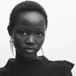 Mango Ruffled Shoulders Sweater -Mango popular store mango 1682 0126536 3