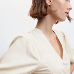 Mango Puff Sleeves Dress -Mango popular store mango 1685 4626536 3