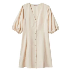 Mango Puff Sleeves Dress -Mango popular store mango 1686 4626536 5