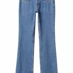 Mango Mid-Rise Flared Jeans -Mango popular store mango 1698 6657636 7